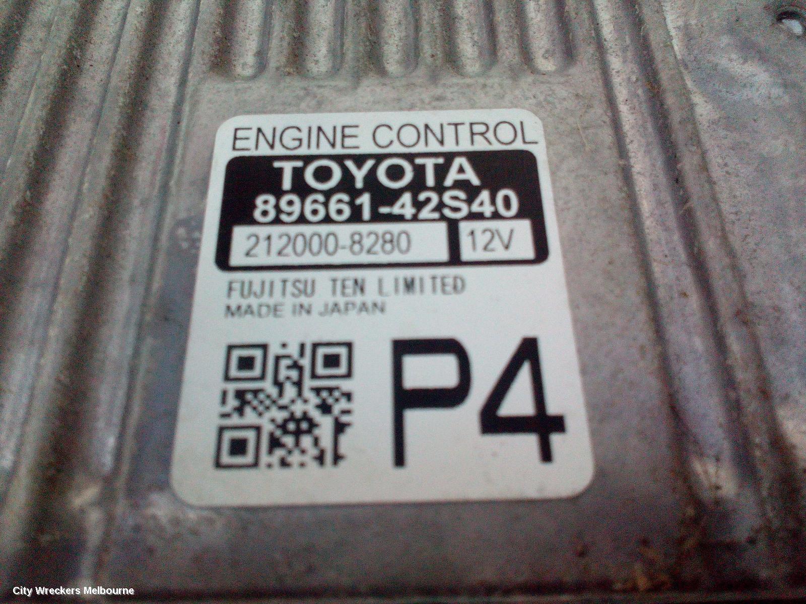 TOYOTA RAV4 ECU, ENGINE ECU, 2.0, 3ZR-FE, PETROL, AUTO T/M, ECU ONLY, ZSA42R, 12/2012 - 11/2018 - Image 3