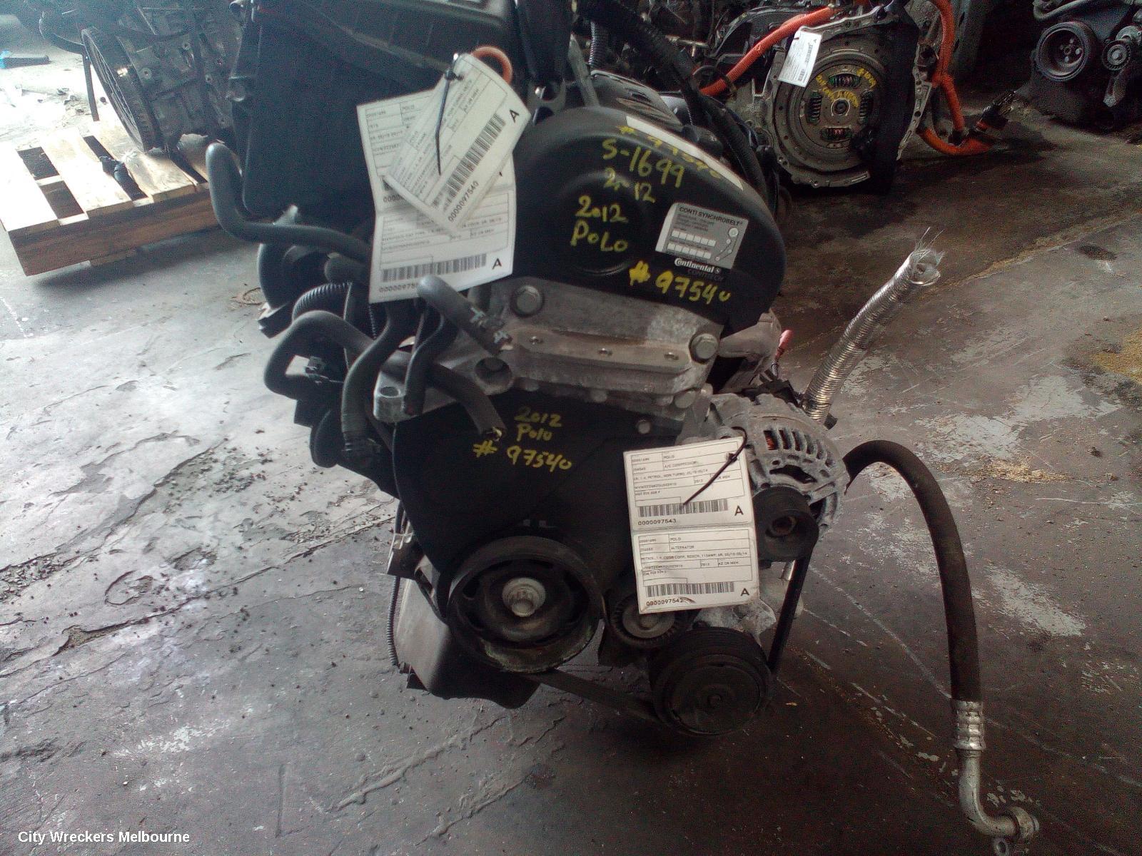 VOLKSWAGEN POLO ENGINE, PETROL, 1.4, 6R,  AUTO, CGGB CODE, NON TURBO, 05/2010 - 05/2014 - Image 1