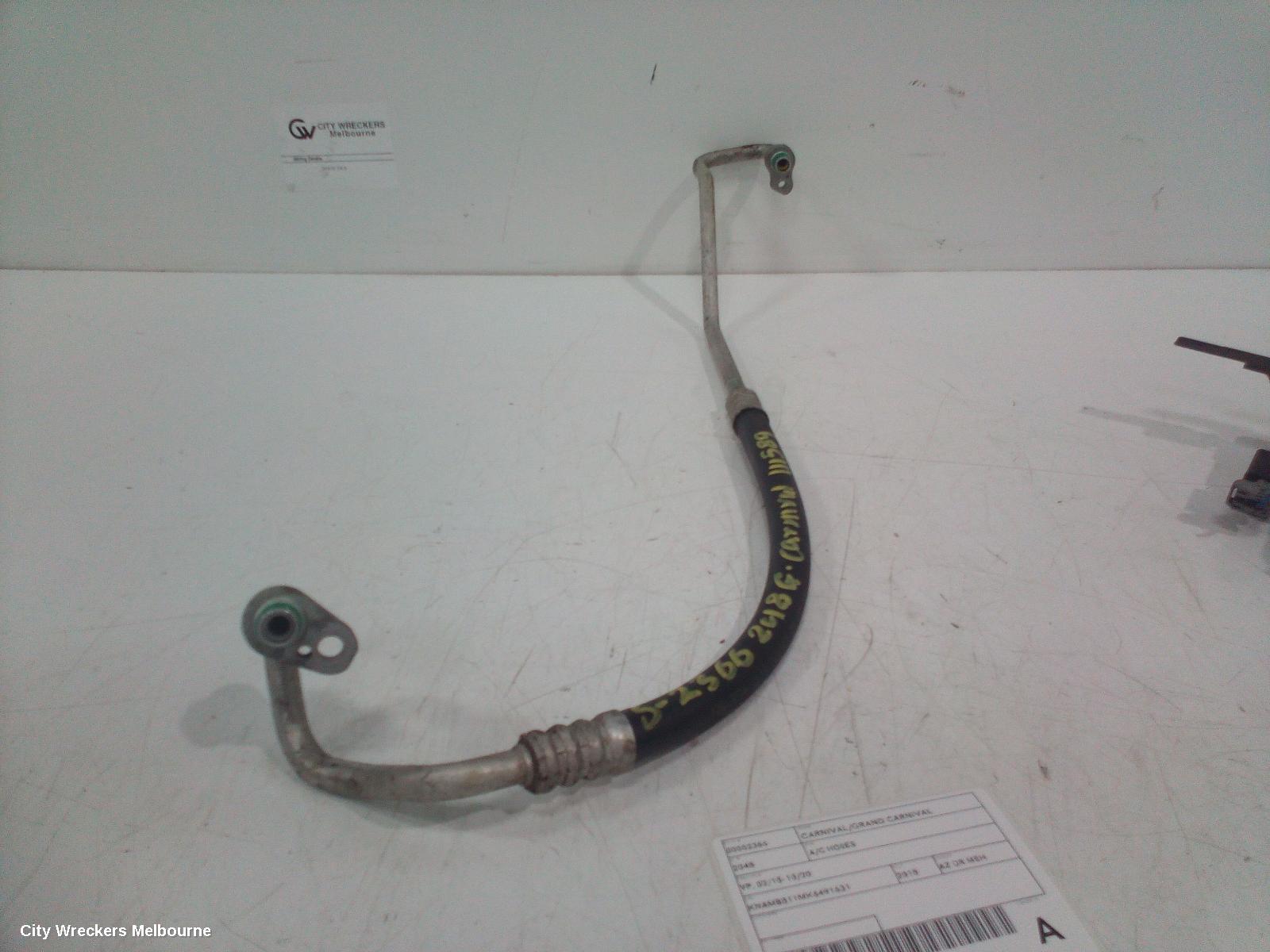 KIA CARNIVAL/GRAND CARNIVAL A/C HOSES, YP, PETROL, 3.3, COMPRESSOR TO CONDENSER, 01/2015 - 10/2020 - Image 1