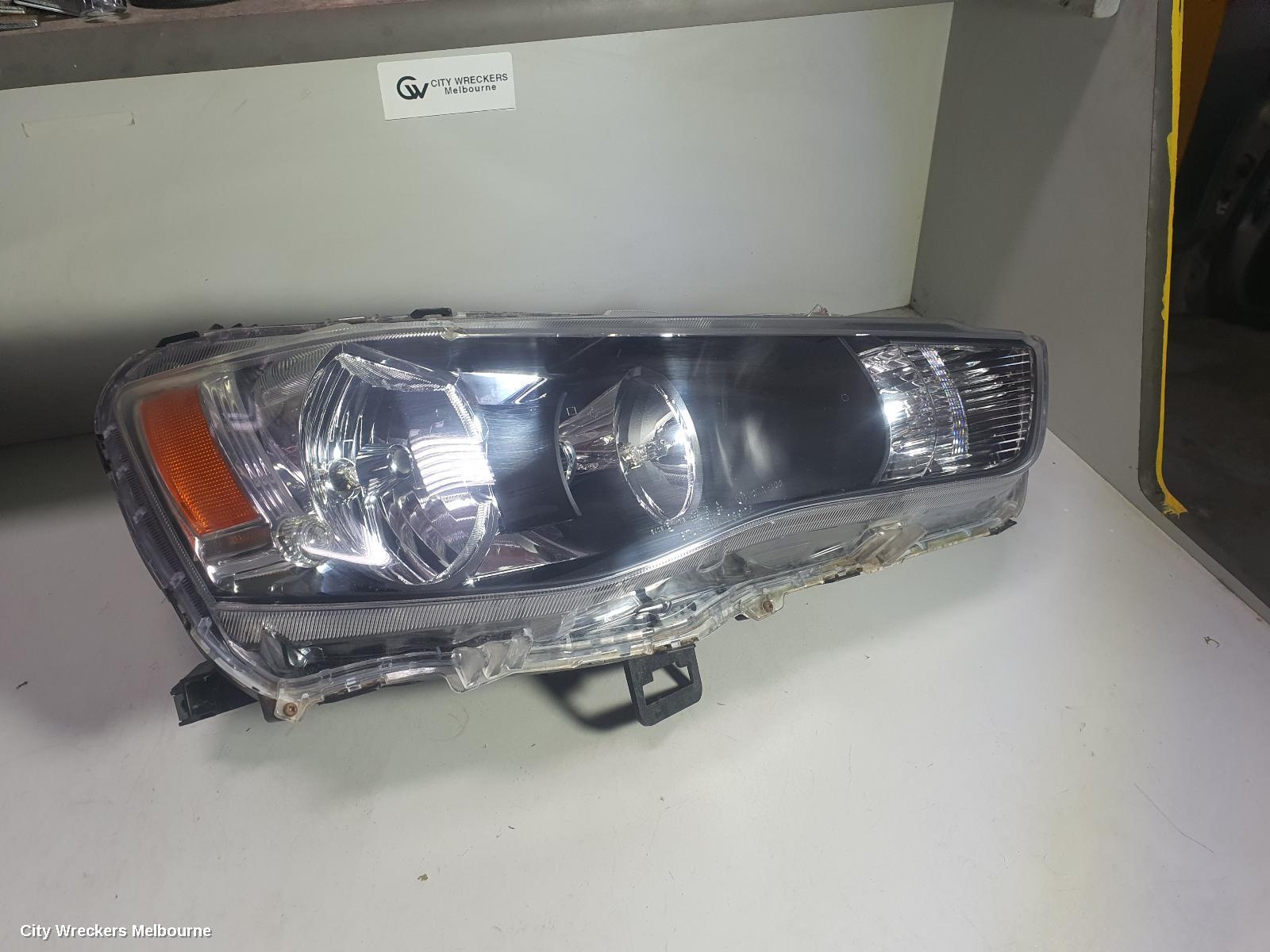 MITSUBISHI OUTLANDER RIGHT HEADLAMP, ZH, HALOGEN TYPE, 09/2009 - 10/2012 - Image 1