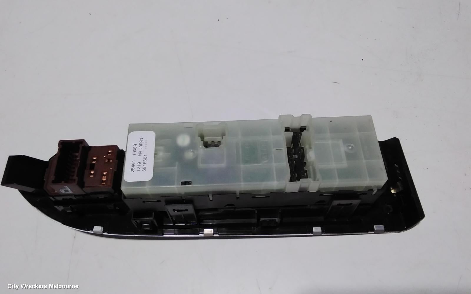 NISSAN MURANO PWR DR WIND SWITCH, RH FRONT (MASTER SWITCH), Z51, ST TYPE, 12/2008 - 12/2014 - Image 3