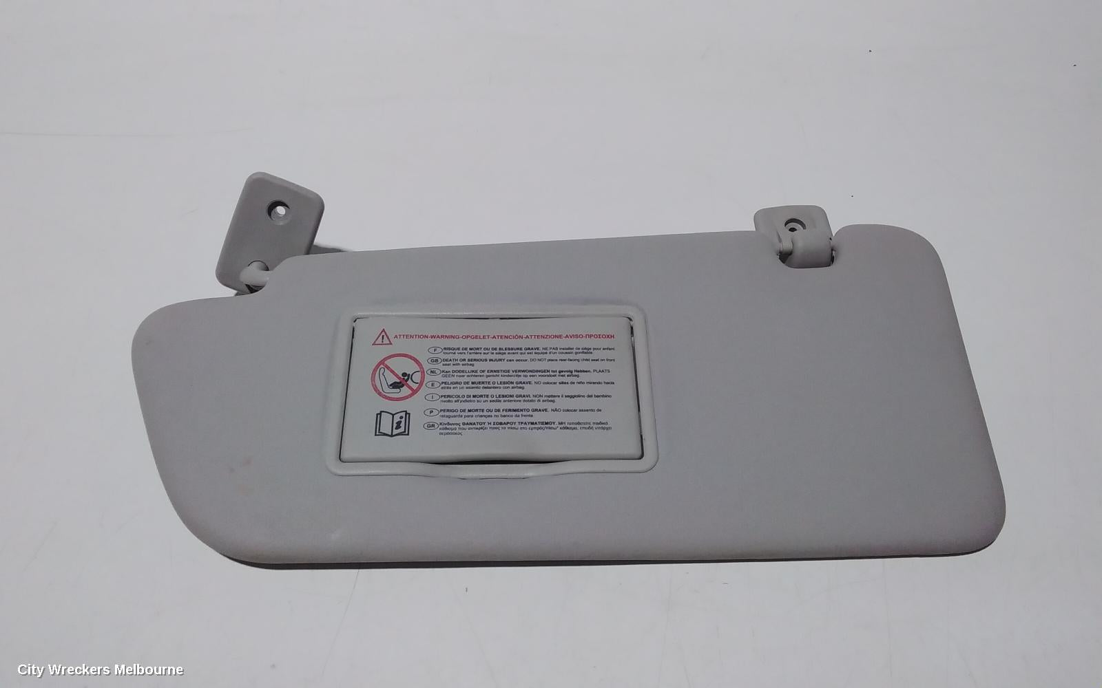 PEUGEOT 308 SUNVISOR, T7, LH SIDE, BLACK, 09/2007 - 01/2014 - Image 1
