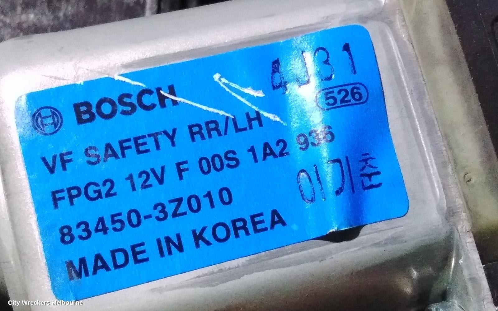 HYUNDAI I40 LEFT REAR WND REG/MOTOR, VF, 09/2011 - 12/2019 - Image 3