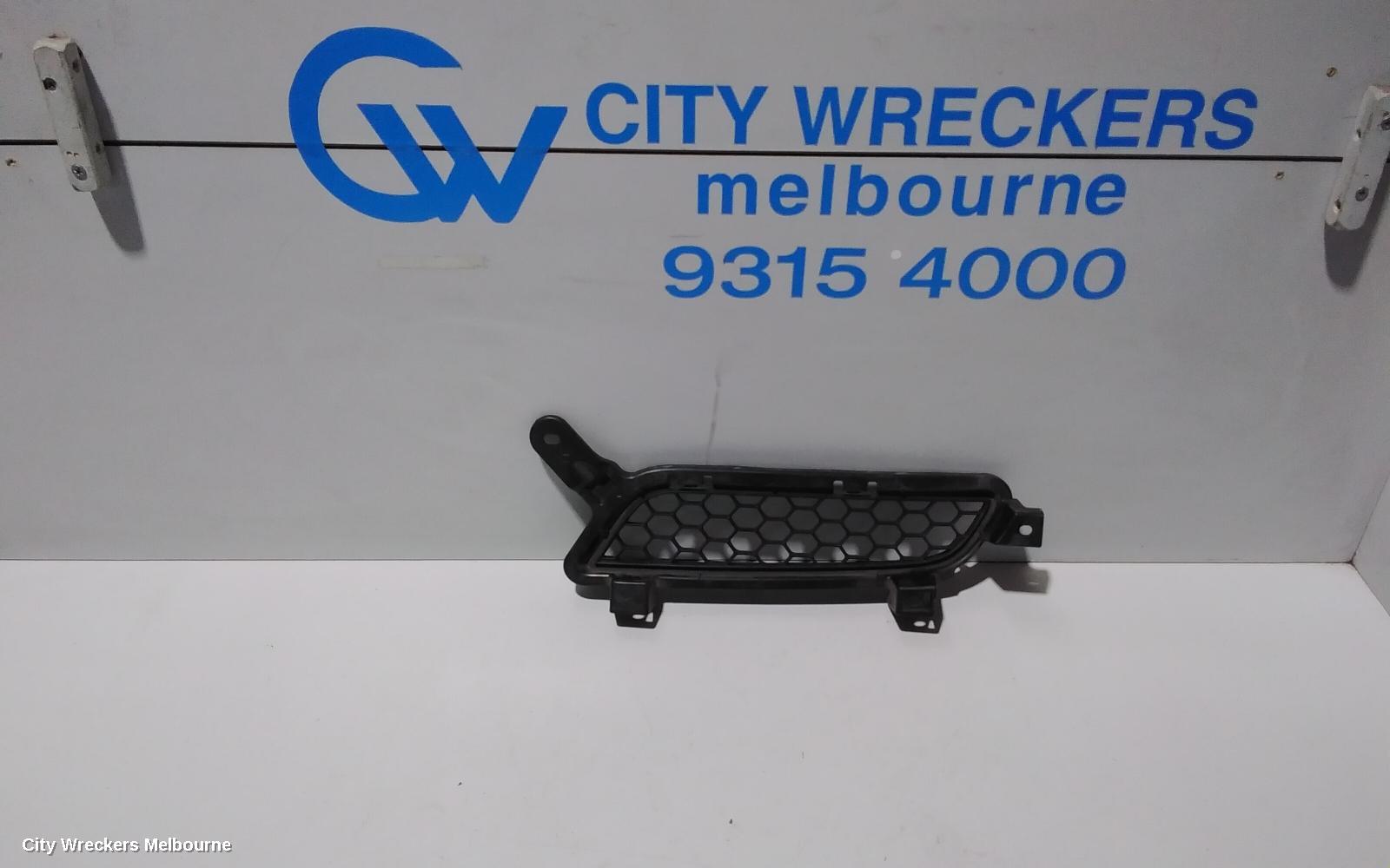MITSUBISHI LANCER GRILLE, BUMPER GRILLE (RH SIDE), CJ, BLACK, NON FOGLAMP TYPE, 07/2007 - 10/2015 - Image 1