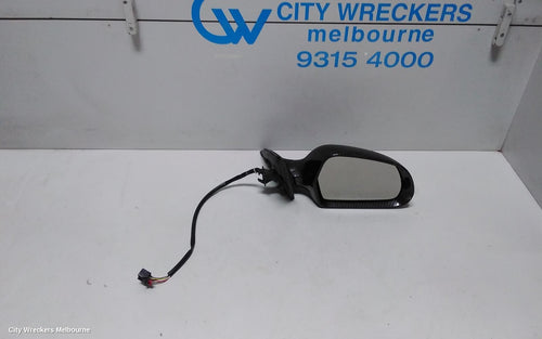AUDI A4 RIGHT DOOR MIRROR, B8 8K, A4, MANUAL FOLD, NO LANE CHANGE ASSIST TYPE, 1 PLUG (6 WIRE), 02/2008 - 05/2009 - Image 1