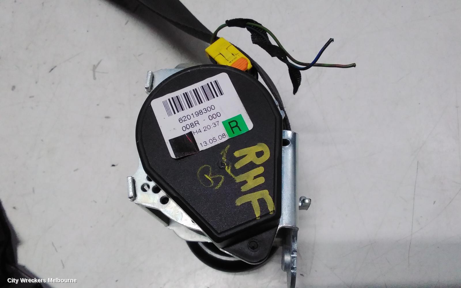 LAND ROVER RANGEROVER EVOQUE SEATBELT/STALK, RH FRONT, SEAT BELT STALK ONLY, 5DR WAGON, POWER SEAT TYPE, L538, 11/2011 - 01/2019 - Image 2