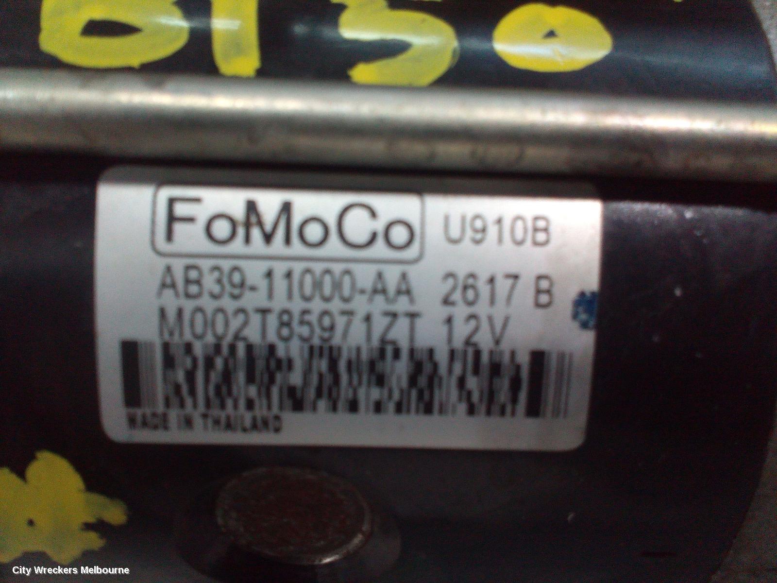 MAZDA BT50 STARTER, DIESEL, 2.2, UP-UR, 10/2011 - 06/2020 - Image 3