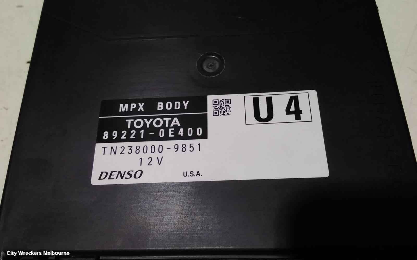 TOYOTA KLUGER, XU50 SERIES, 03/2014 - 02/2021, 89221-0E400  MULTIPLEX JUNCTION COMPUTER CONTROL MODULE : 108111 - Image 3