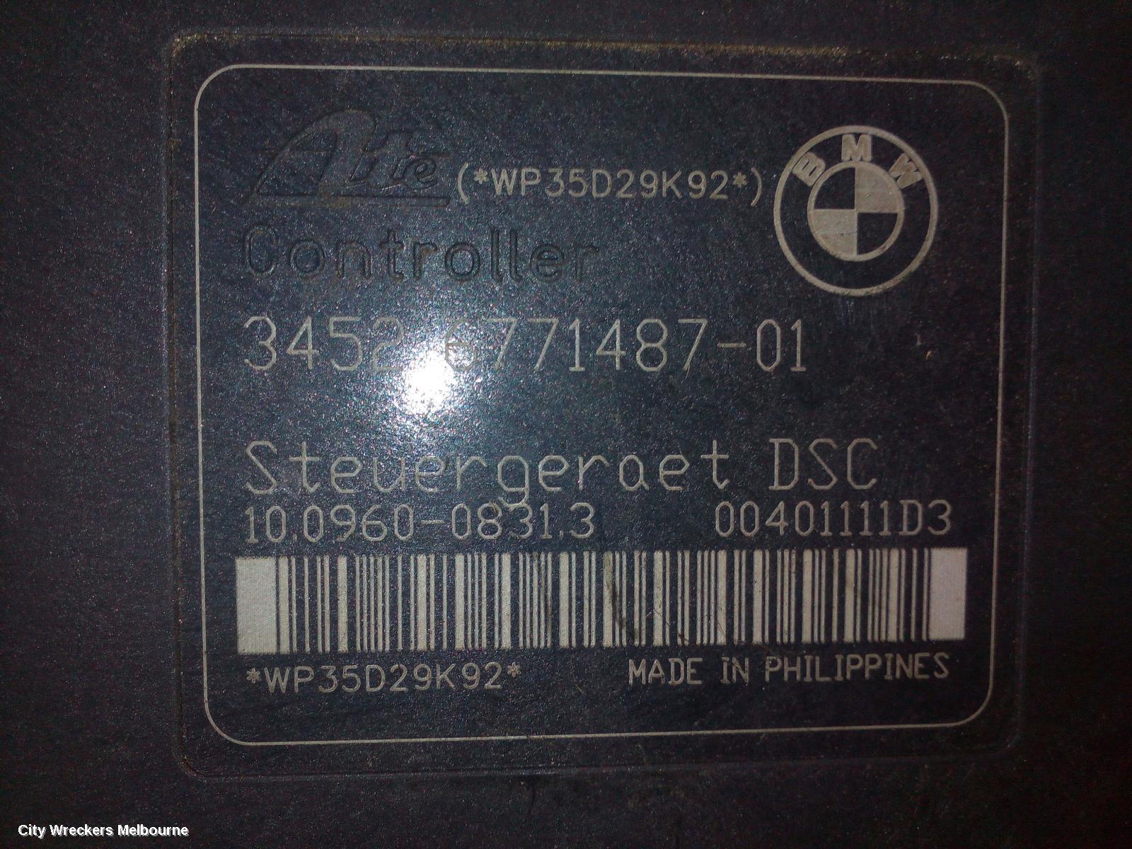 BMW 1 SERIES ABS PUMP/MODULATOR, E87, HATCH, ON MOTOR P/N 34516771486, 10/2004 - 12/2011 - Image 2