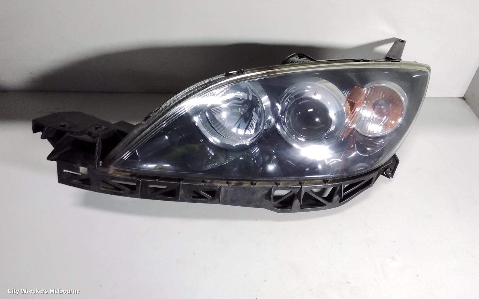MAZDA 3 LEFT HEADLAMP, BK, SEDAN, NON HID, MANUAL ADJUST TYPE, 10/2003 - 04/2009 - Image 2