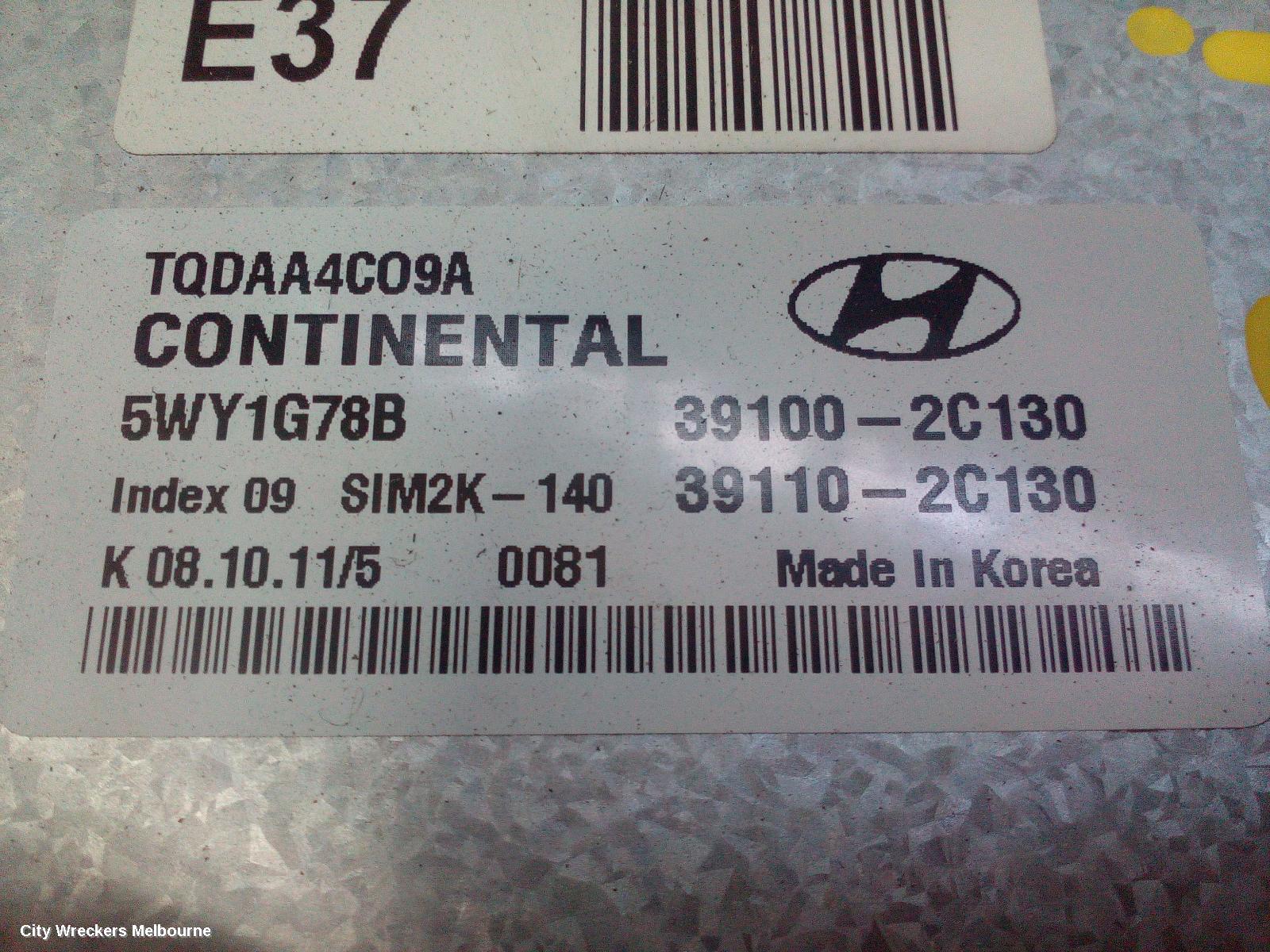 HYUNDAI ILOAD/IMAX ECU, ENGINE ECU, 2.4, G4KG, PETROL, MANUAL T/M, ECU ONLY, TQ, 11/2007 - 05/2018 - Image 1
