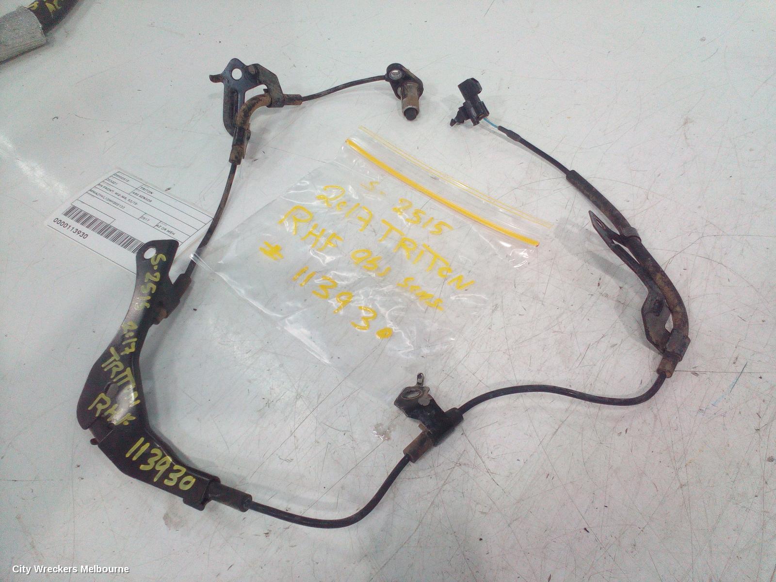 MITSUBISHI TRITON ABS SENSOR, RH FRONT, MQ-MR, 03/2015 ONWARDS - Image 3