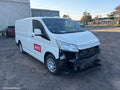 TOYOTA HIACE REAR BUMPER, 300 SERIES, BUMPER BAR, BARN DOOR TYPE, MATTE BLACK, 02/2019 ONWARDS - Image 1
