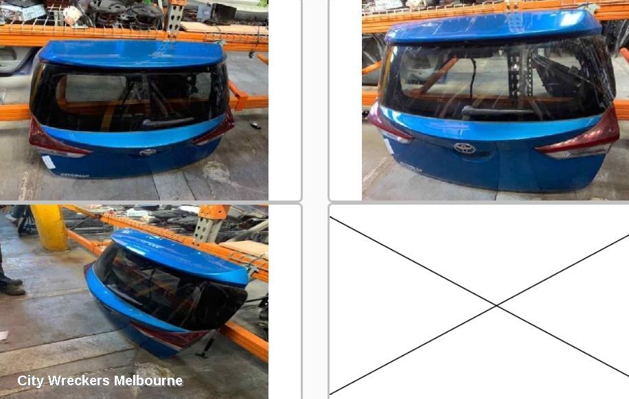 TOYOTA COROLLA BOOTLID/TAILGATE, TAILGATE, ZRE182R, W/ REVERSE CAMERA TYPE, 10/2012 - 03/2015 - Image 1