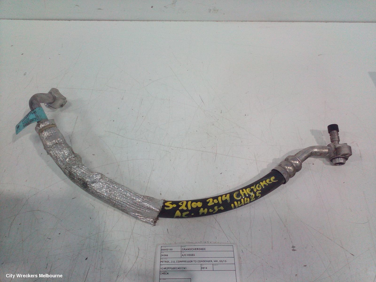 JEEP GRANDCHEROKEE A/C HOSES, PETROL, 3.6, COMPRESSOR TO CONDENSER, WK, 03/2013 - 09/2016 - Image 2