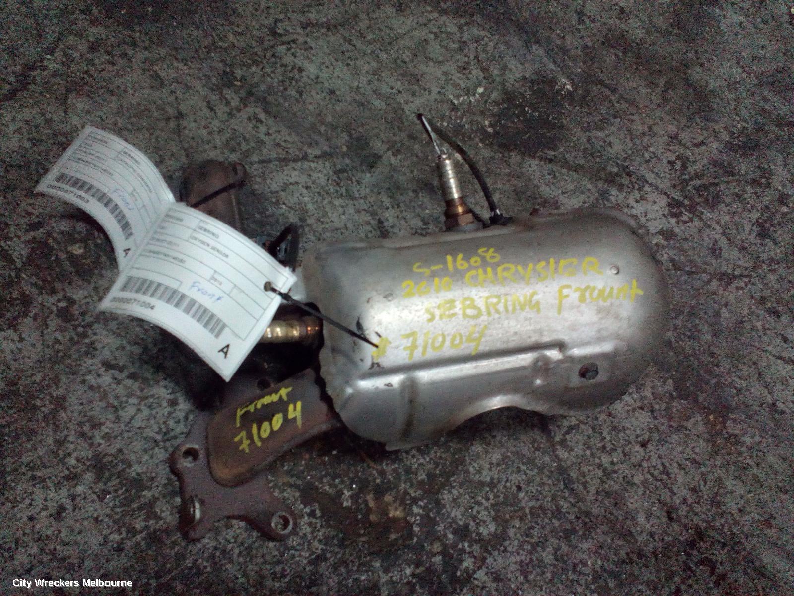 CHRYSLER SEBRING CATALYTIC CONVERTER, JS, 05/2007 - 02/2011 - Image 1