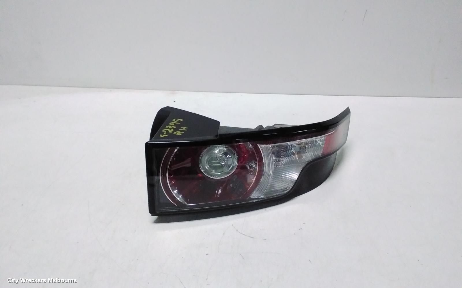 LAND ROVER RANGEROVER EVOQUE RIGHT TAILLIGHT, IN BODY, L538, RED/CLEAR TYPE, 11/2011 - 06/2015 - Image 1