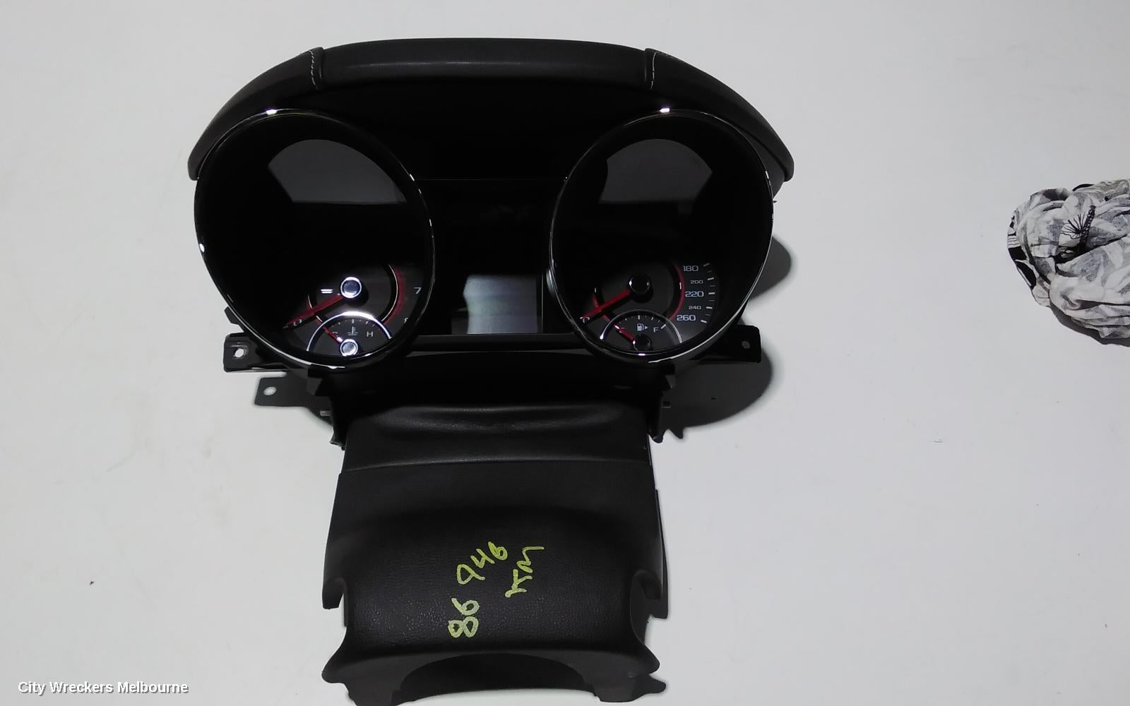 HOLDEN COMMODORE INSTRUMENT CLUSTER, INSTRUMENT CLUSTER, AUTO T/M, VF, SS/SS-V/SV6, 05/2013 - 12/2017 - Image 1