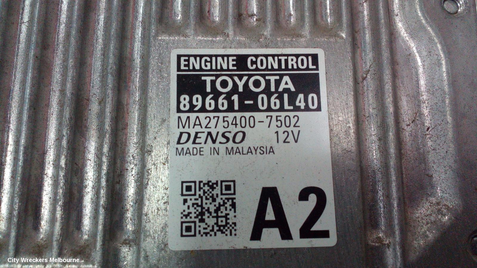 TOYOTA CAMRY ECU, ENGINE ECU, ASV50, 2.5, 2AR-FE, ECU ONLY, 12/2011 - 10/2017 - Image 1