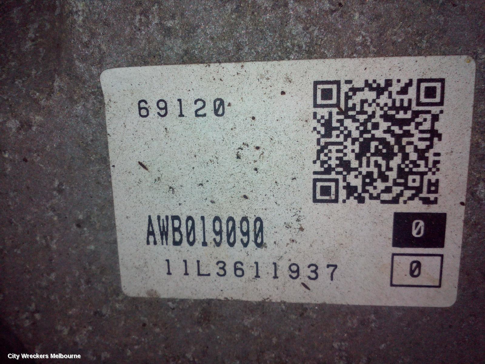 MAZDA CX9 TRANS/GEARBOX, AUTO, FWD, PETROL, 3.7, TB, 06/2011 - 12/2015 - Image 3