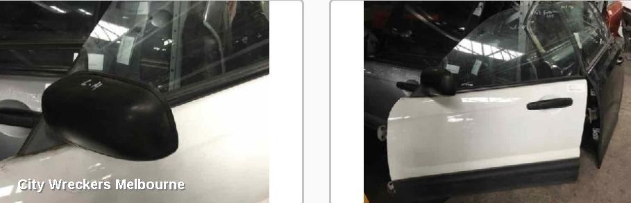 SUBARU FORESTER LEFT DOOR MIRROR, NON TURBO, BLACK, CLIP ON BACKING TYPE, 08/2003 - 05/2005 - Image 1