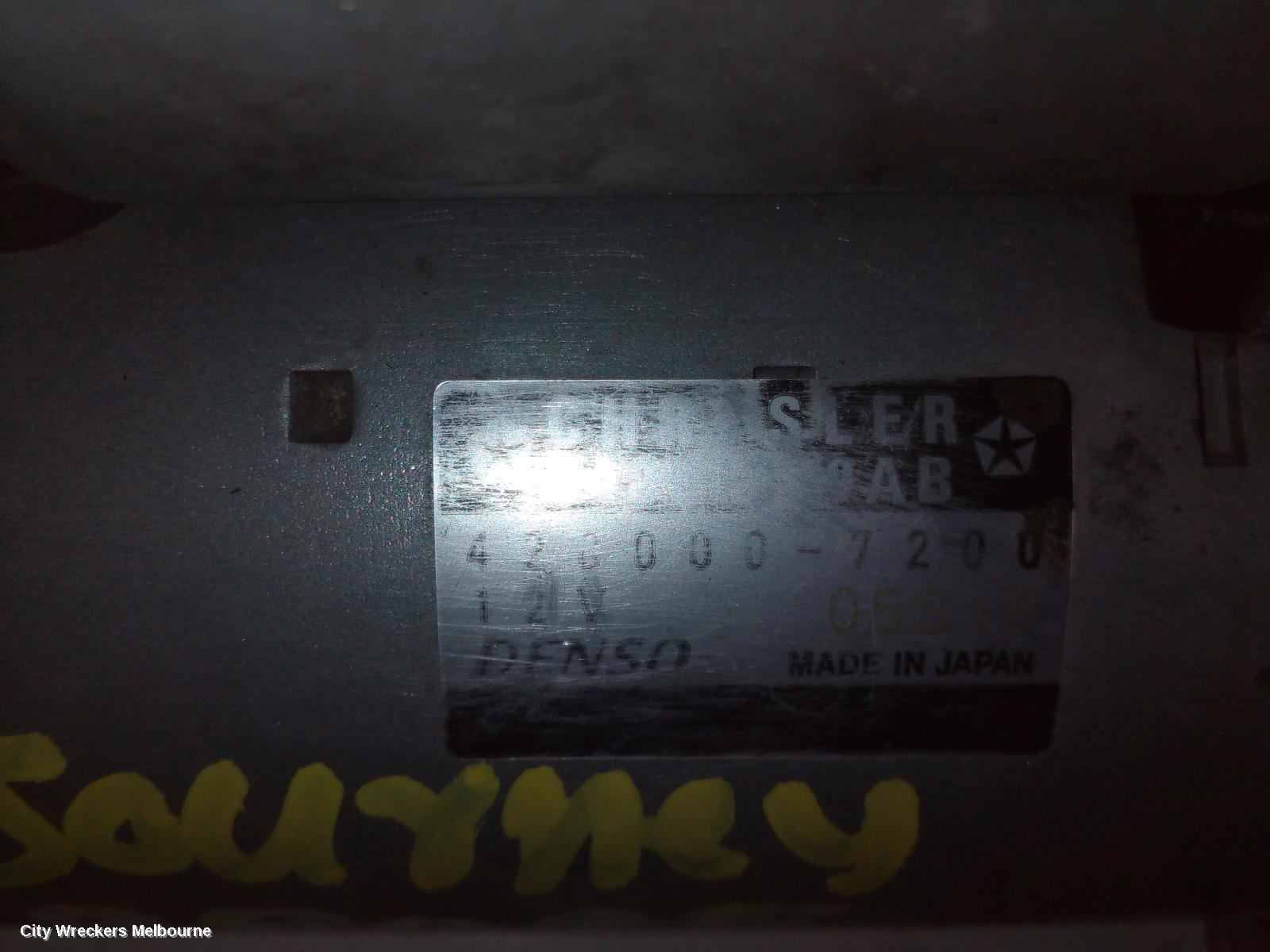 DODGE JOURNEY STARTER, PETROL, 3.6, JC, 07/2011 - 12/2016 - Image 3