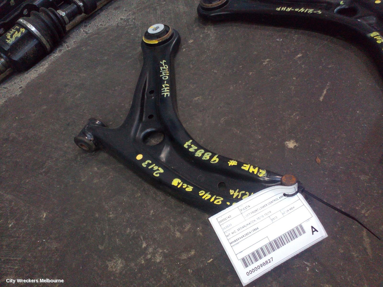 FORD FIESTA LEFT FRONT LOWER CONTROL ARM, WT-WZ, SEDAN/HATCH, 10/2010 - 12/2019 - Image 1