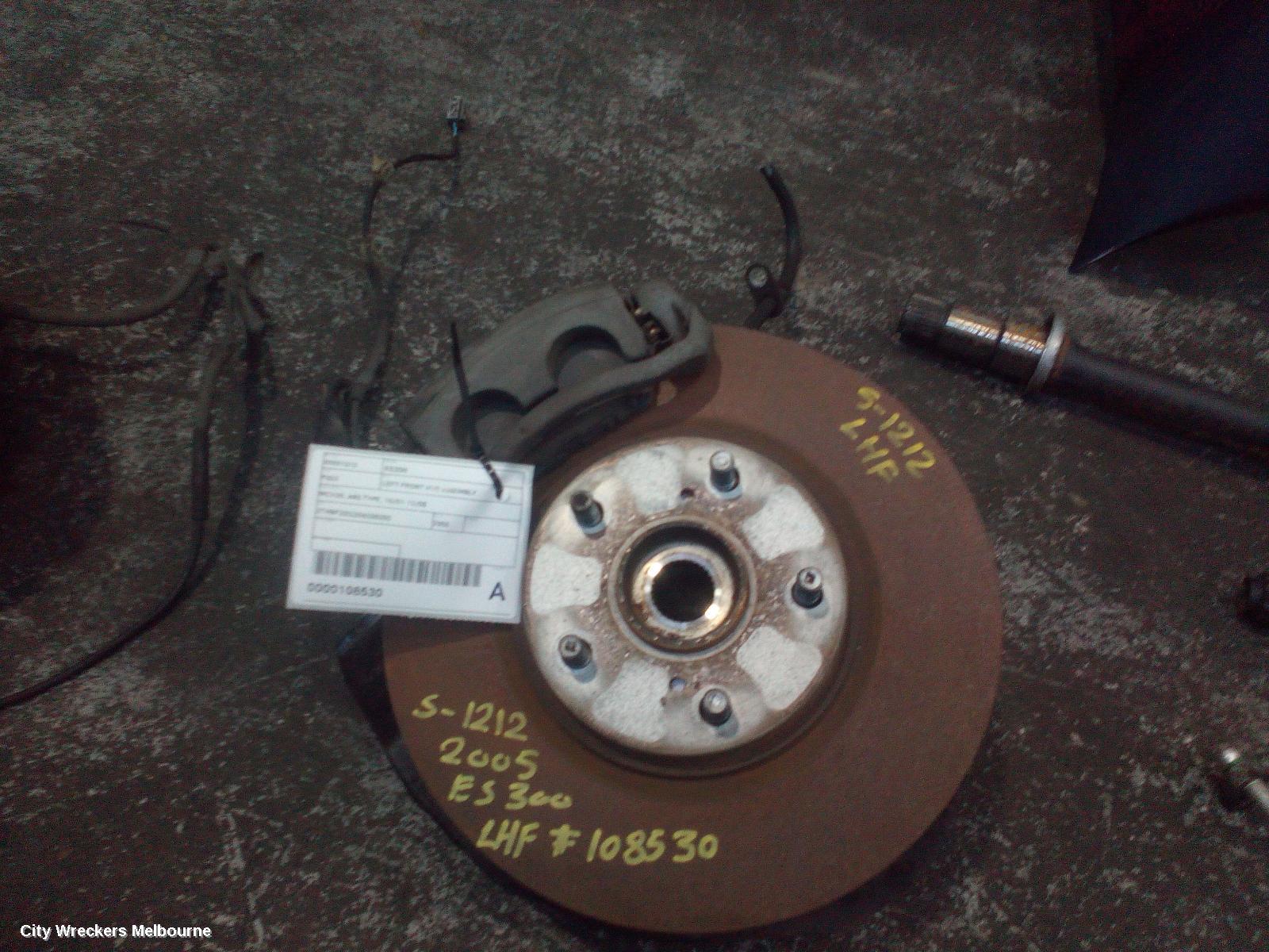 LEXUS ES300 (92-05) LEFT FRONT HUB ASSEMBLY, MCV30, ABS TYPE, 10/2001 - 12/2005 - Image 2