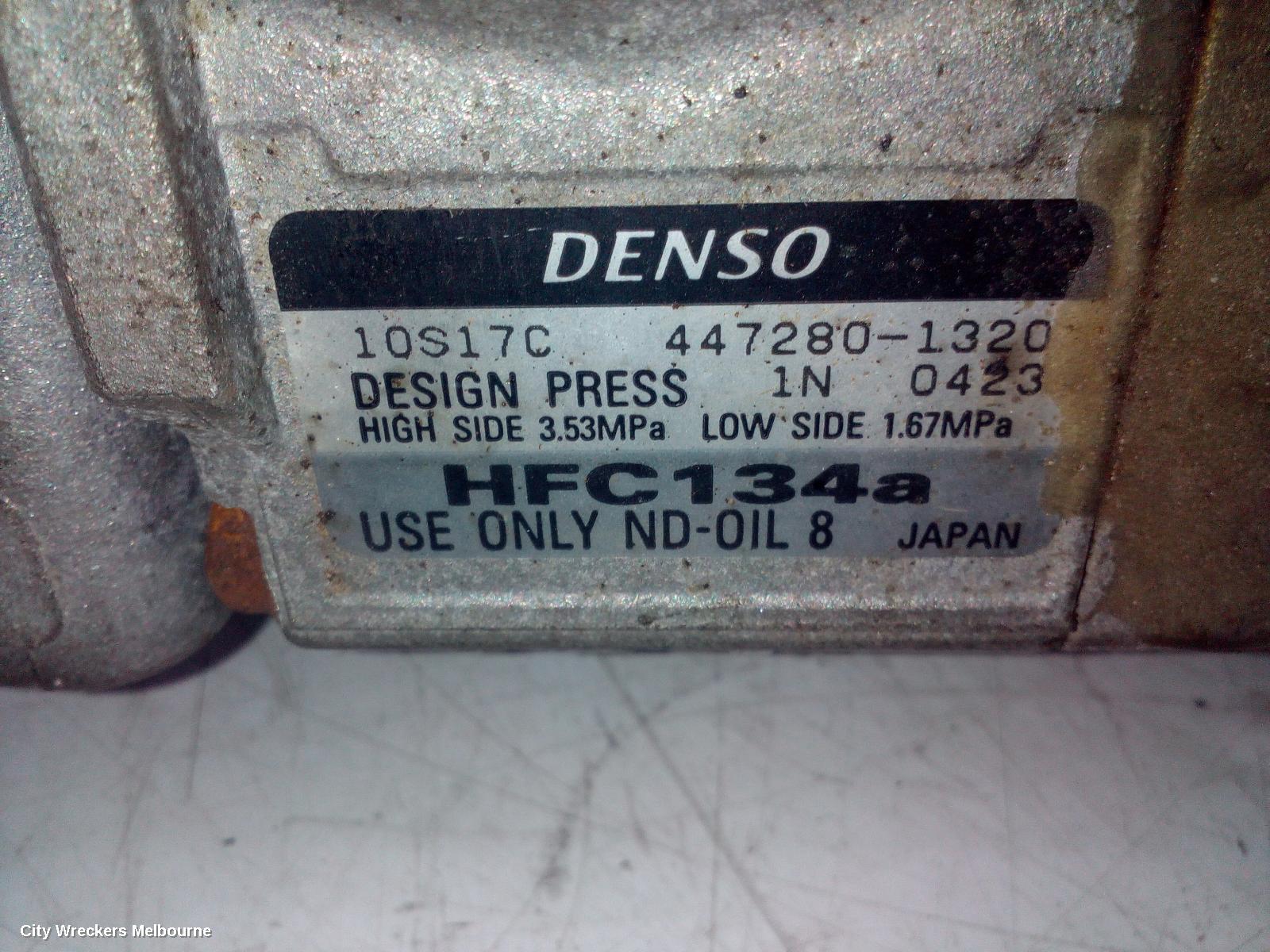 SUBARU OUTBACK A/C COMPRESSOR, 5TH GEN, 2.5, EJ25, PETROL (6TH VIN = 9), DENSO 10S17C, 05/2009 - 09/2012 - Image 3