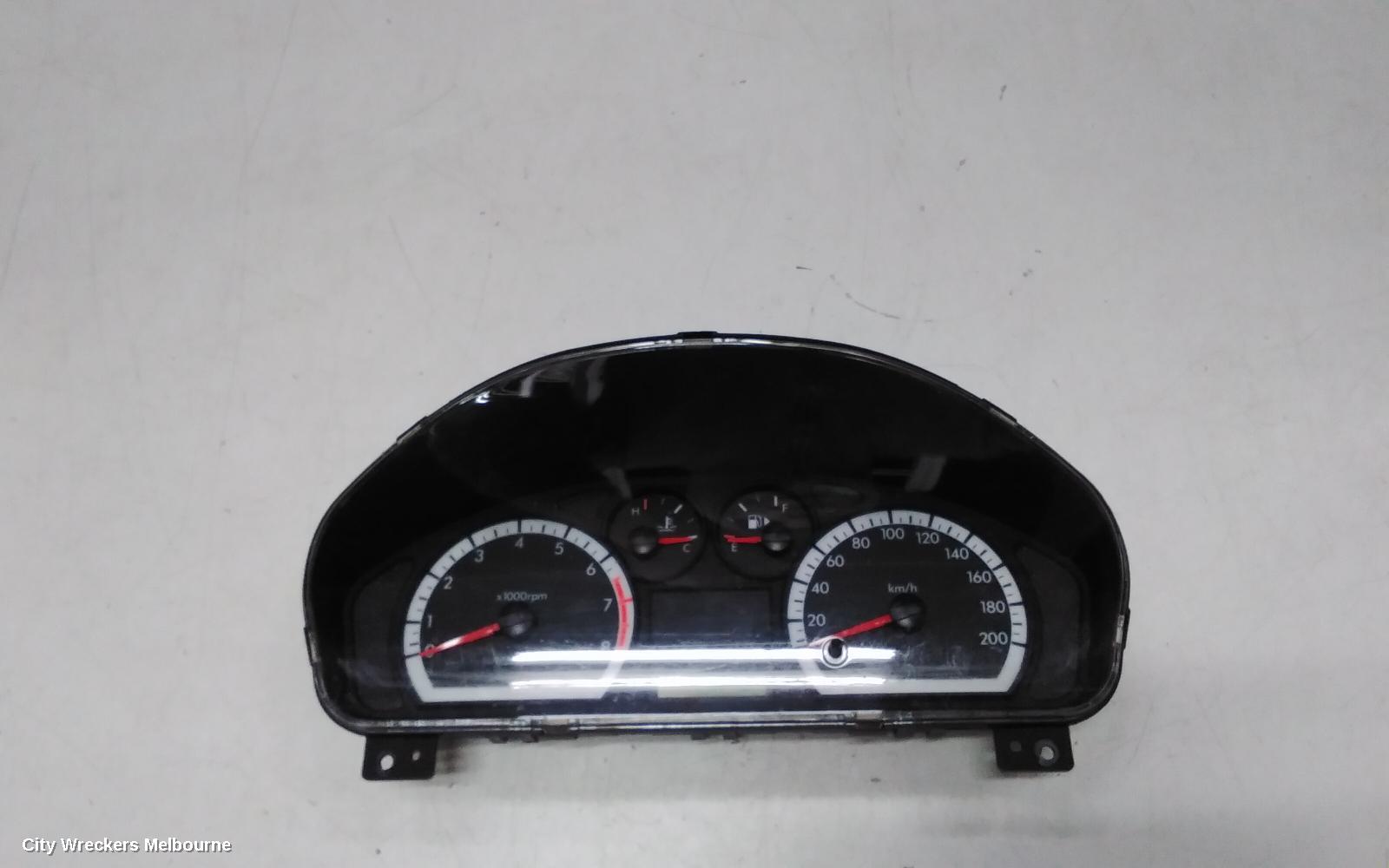 HOLDEN BARINA INSTRUMENT CLUSTER, INSTRUMENT CLUSTER, AUTO, TK, SINGLE SCREEN, SEDAN/5DR HATCH,12/2005 - 12/2012 - Image 1