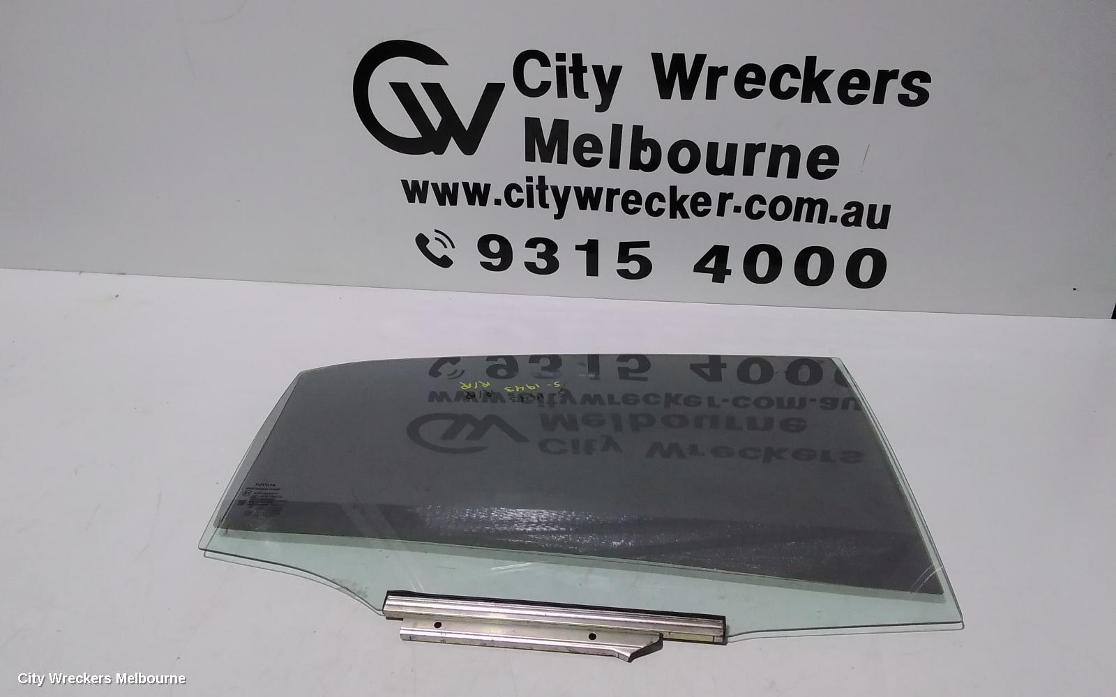 TOYOTA COROLLA RIGHT REAR DOOR WINDOW, ZRE172R, 12/2013 - 06/2019 - Image 2