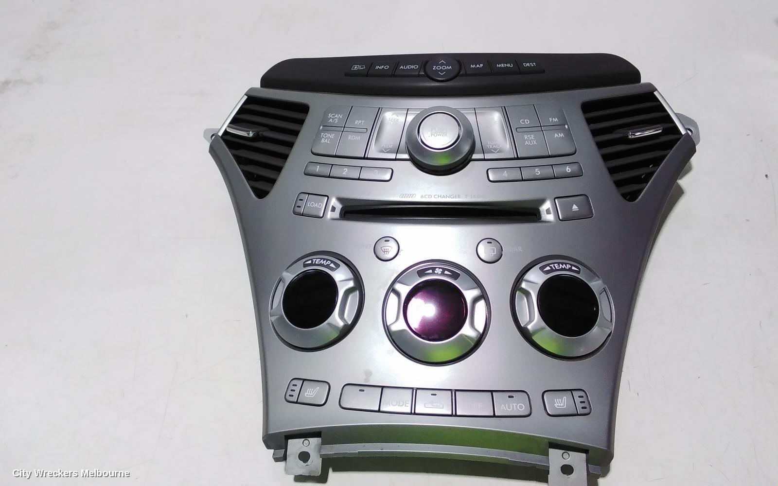 SUBARU TRIBECA RADIO/CD/DVD/SAT/TV, HEAD UNIT ONLY, 6 DISC CD STACKER, B9, 10/2006 - 01/2014 - Image 2