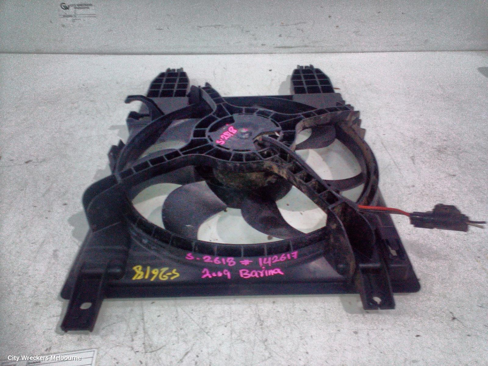 HOLDEN BARINA FAN, DUAL ASSY, TK, 07/2008 - 12/2012 - Image 1