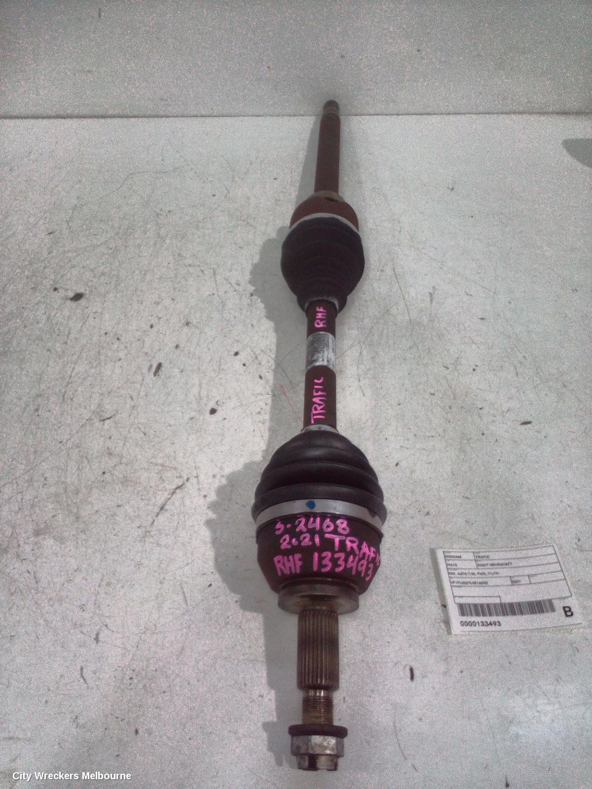 RENAULT TRAFIC RIGHT DRIVESHAFT, X82, AUTO T/M, FWD, 11/2019 ONWARDS - Image 2