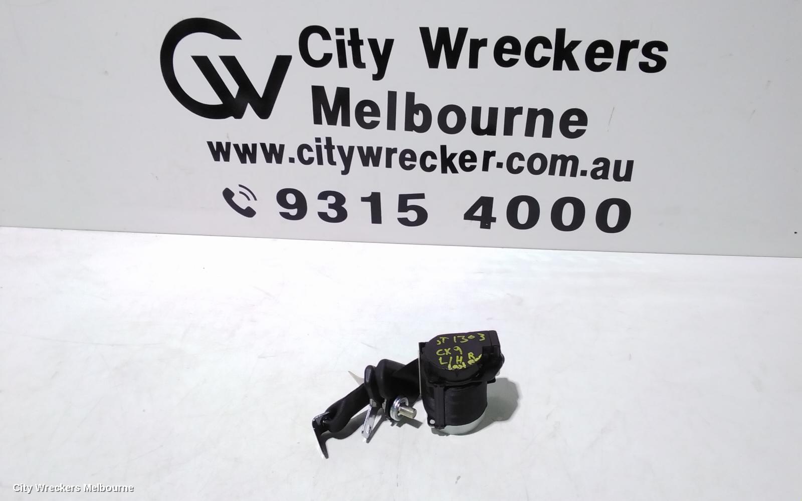 MAZDA CX9 SEATBELT/STALK, LH REAR 3RD ROW, SEAT BELT ONLY (NO STALK), TC, 07/2016 ONWARDS - Image 1