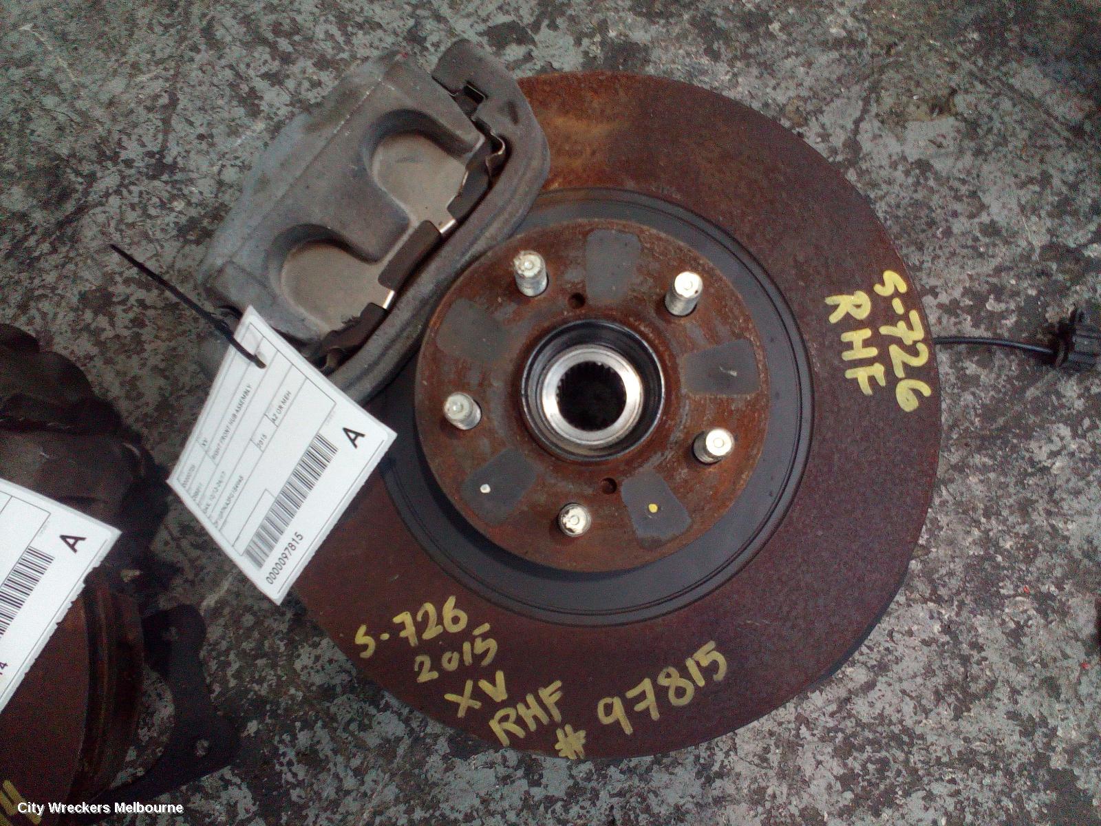 SUBARU XV RIGHT FRONT HUB ASSEMBLY, G4X, 10/2013 - 04/2017 - Image 1