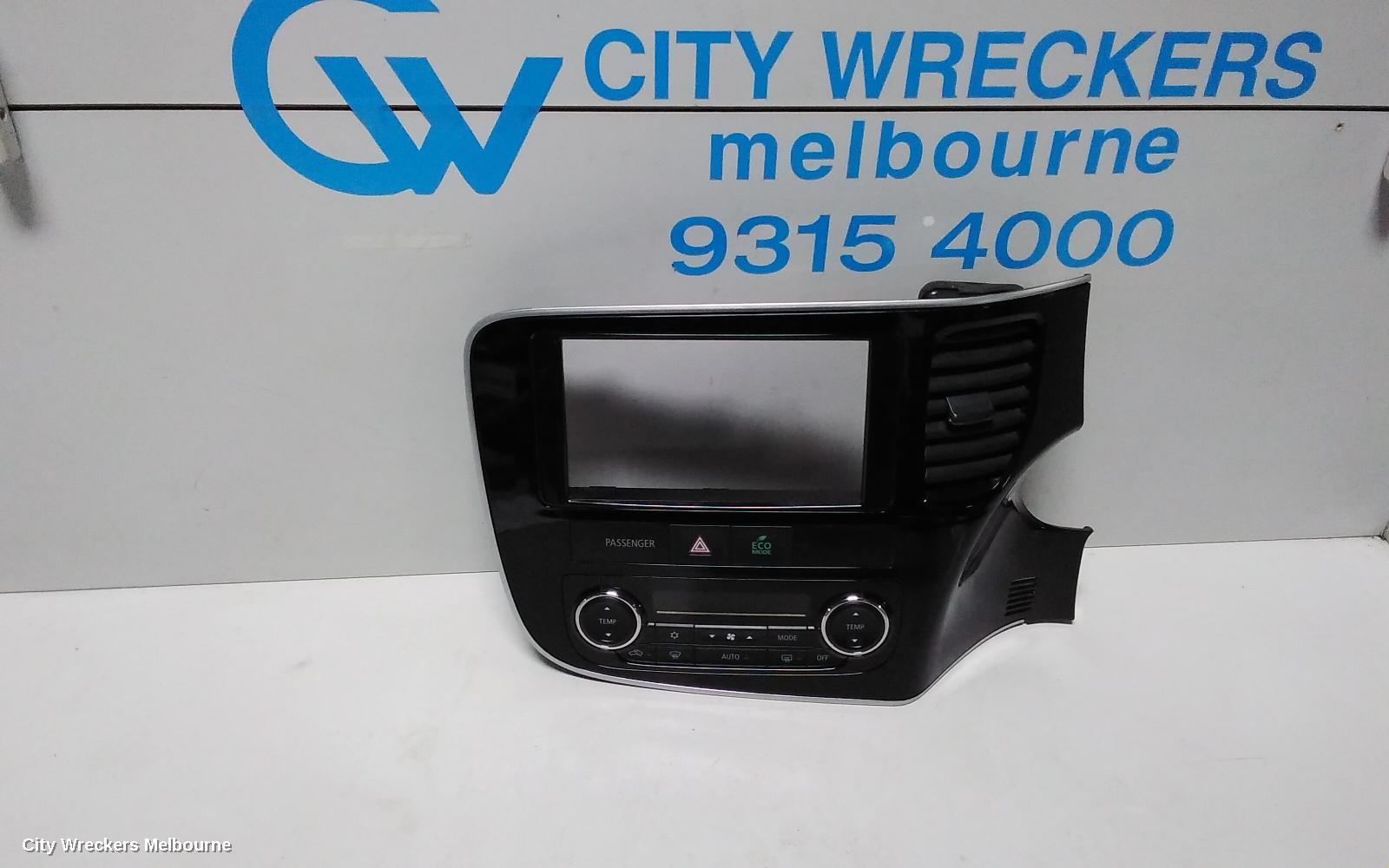 MITSUBISHI OUTLANDER HEATER/AC CONTROLS, DUAL ZONE CLIMATE CONTROL TYPE, ZJ-ZK, 10/2012 ONWARDS - Image 1