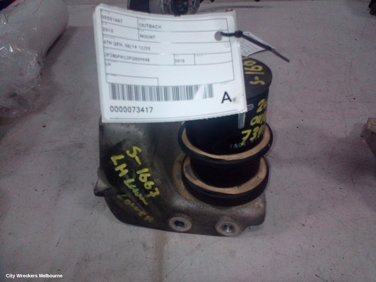 SUBARU OUTBACK MOUNT, 6TH GEN, 08/2014 - 12/2020 - Image 1