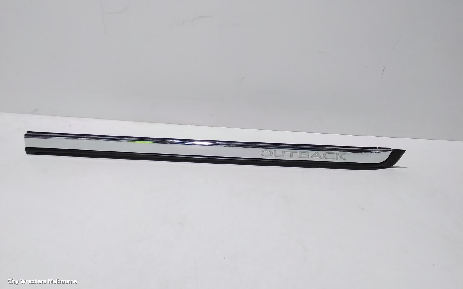 SUBARU OUTBACK DOOR MOULD, RIGHT FRONT LOWER DOOR MOLD CHROM : 95257, RH FRONT, 6TH GEN, 08/2014 - 12/2020 - Image 1