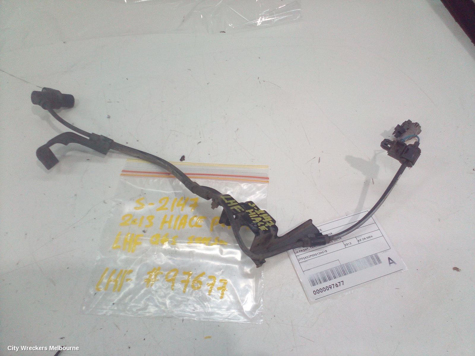 TOYOTA HIACE ABS SENSOR, LH FRONT, W/ LOOM TYPE, TRH/KDH, 03/2005 - 04/2019 - Image 3