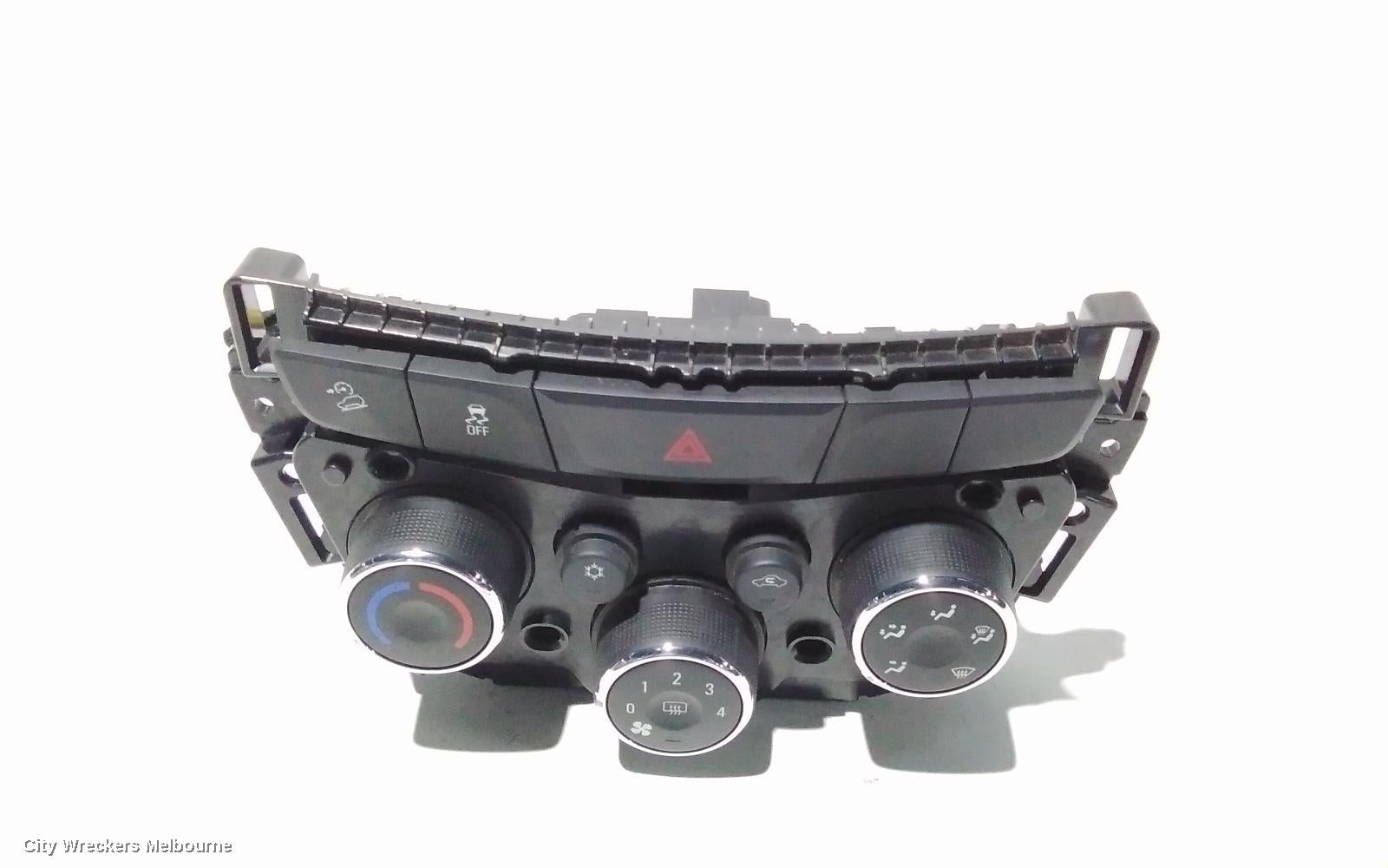 HOLDEN TRAX HEATER/AC CONTROLS, TJ SERIES, STANDARD TYPE, NON SEAT WARMER, 08/2013 - 12/2020 - Image 1