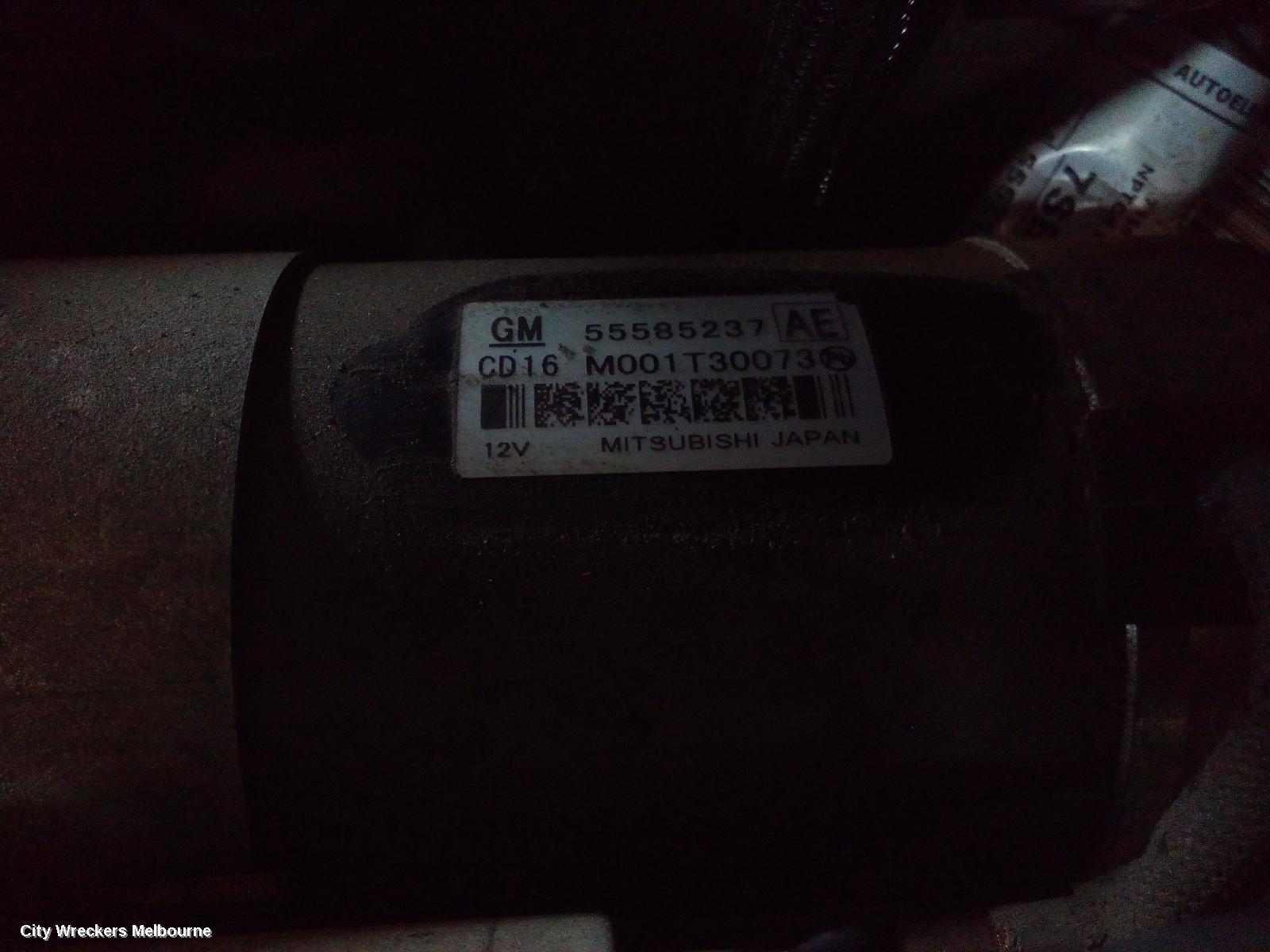 OPEL INSIGNIA STARTER, DIESEL, 2.0, TURBO, IN, 09/2012 - 12/2013 - Image 1