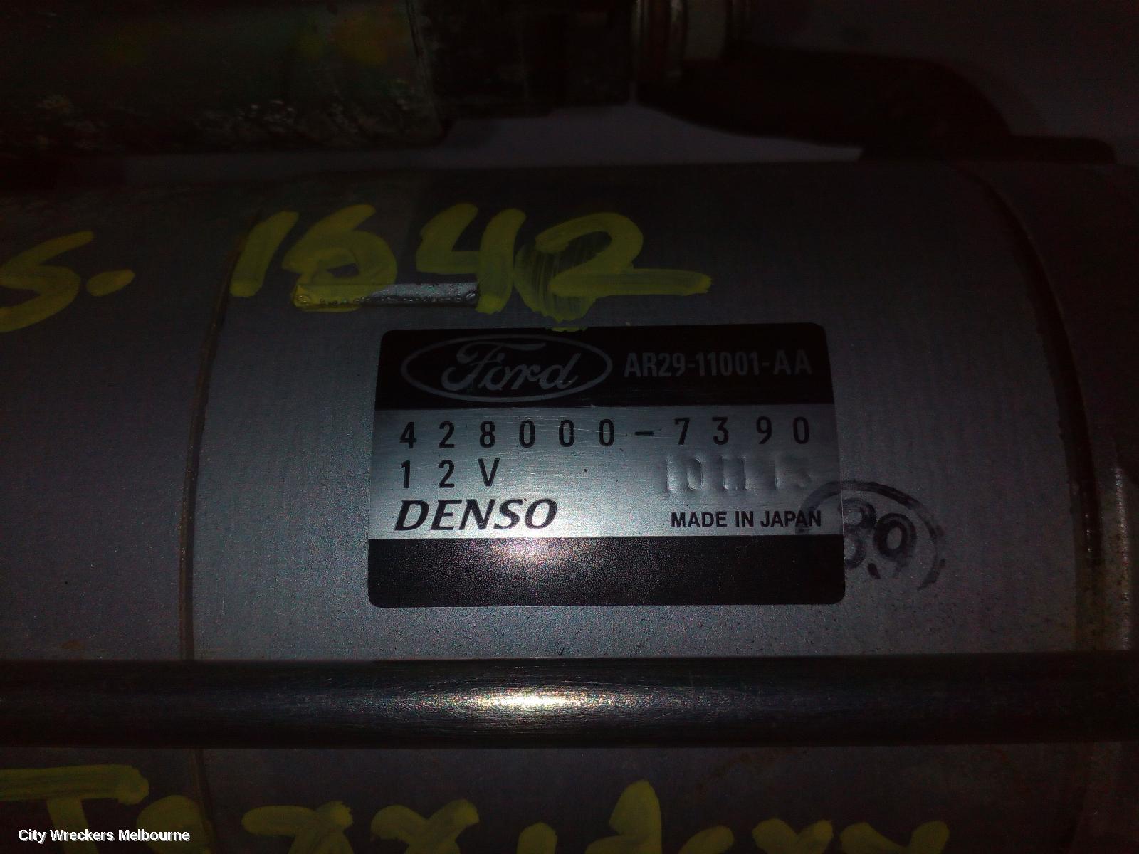 FORD TERRITORY STARTER, DIESEL, 2.7, SZ, 04/2011 - 12/2016 - Image 1