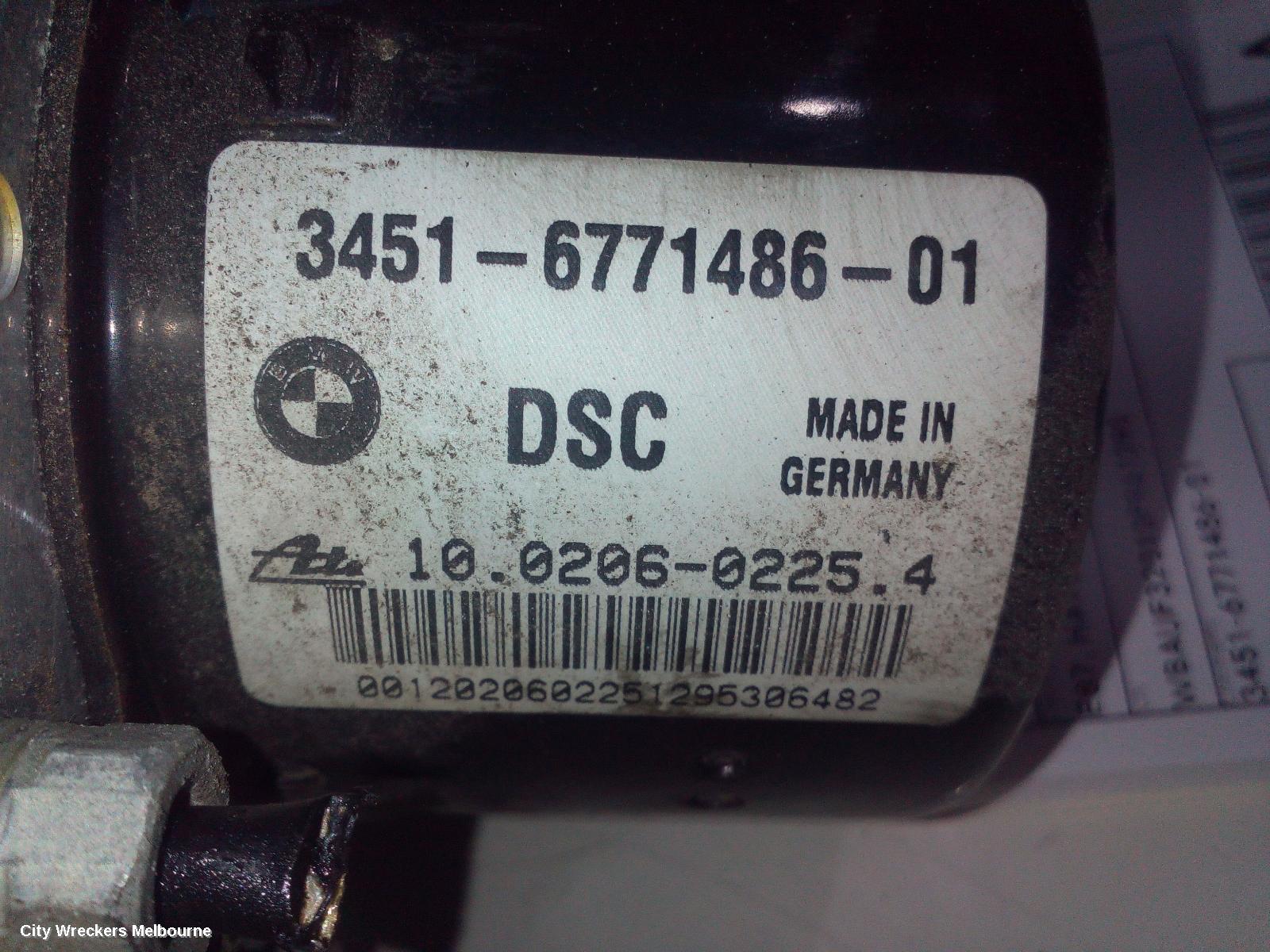 BMW 1 SERIES ABS PUMP/MODULATOR, E87, HATCH, ON MOTOR P/N 34516771486, 10/2004 - 12/2011 - Image 1