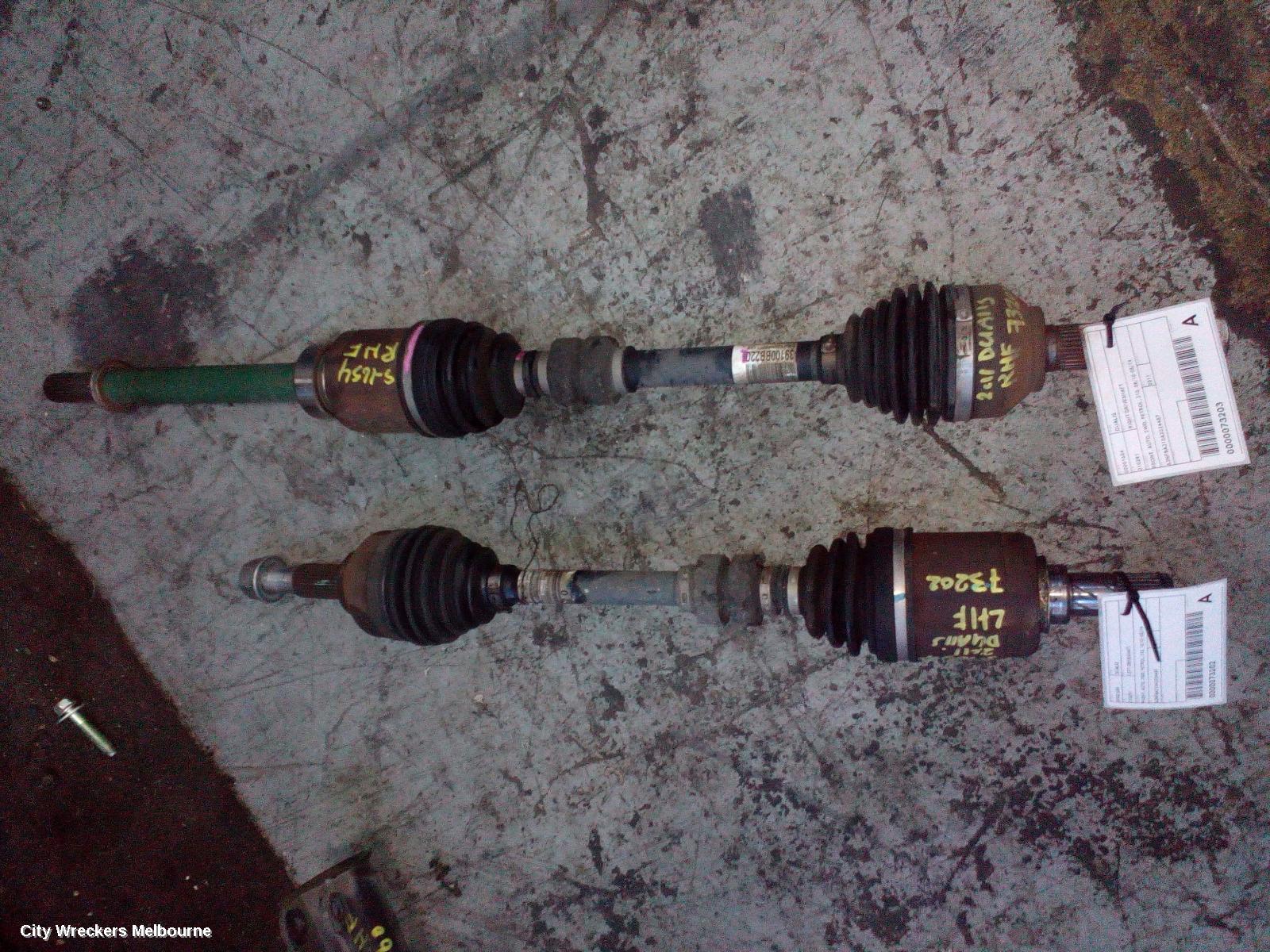 NISSAN DUALIS RIGHT DRIVESHAFT, FRONT, AUTO, 2WD, PETROL, J10, 08/2010 - 05/2014 - Image 3