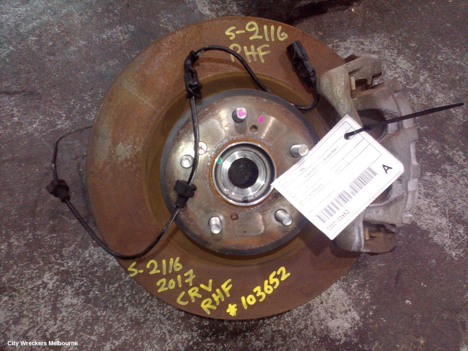 HONDA CRV RIGHT FRONT HUB ASSEMBLY, RW, 05/2017 - 08/2023 - Image 3
