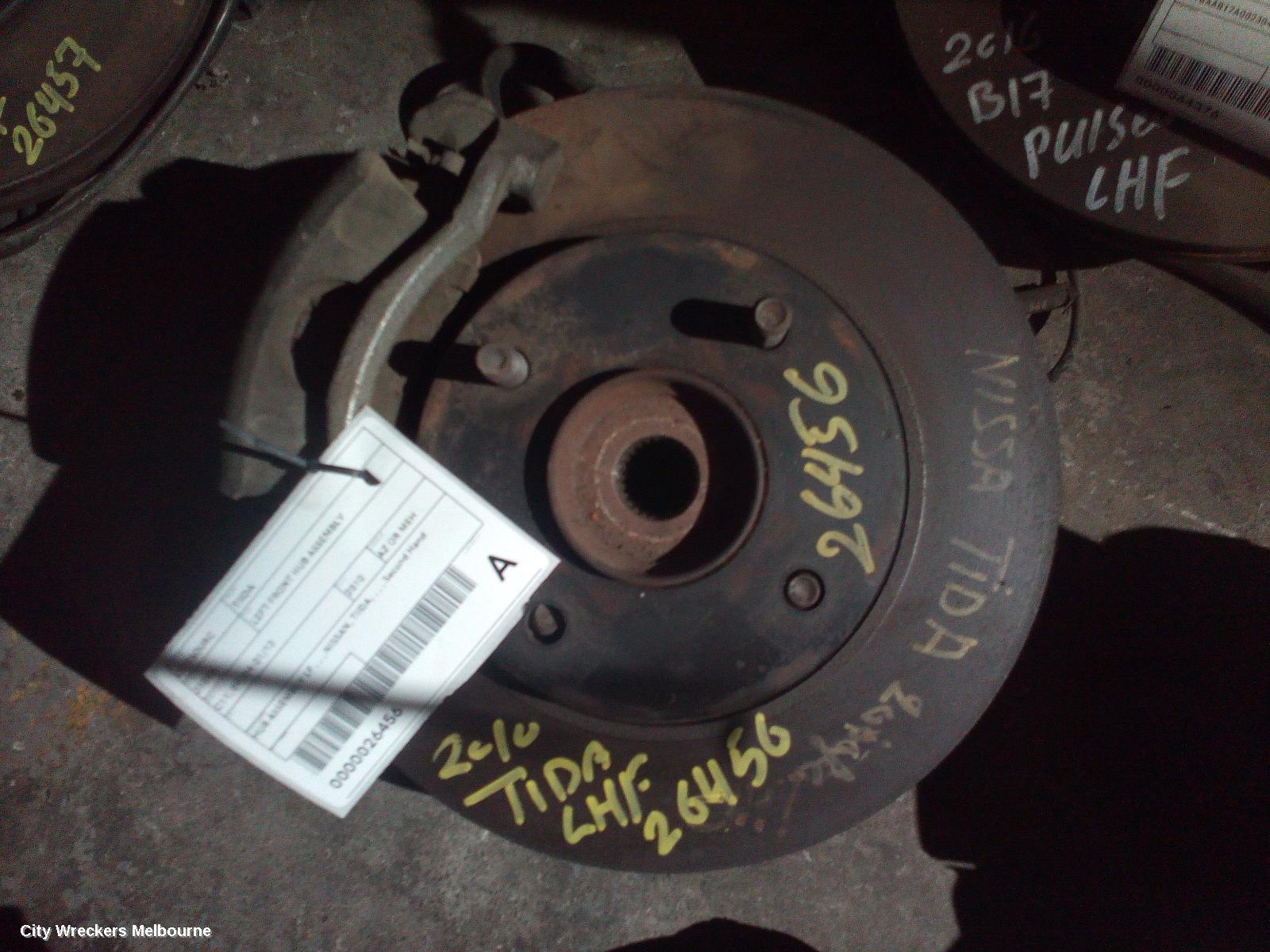 NISSAN TIIDA LEFT FRONT HUB ASSEMBLY, C11, 09/2004 - 01/2013 - Image 2