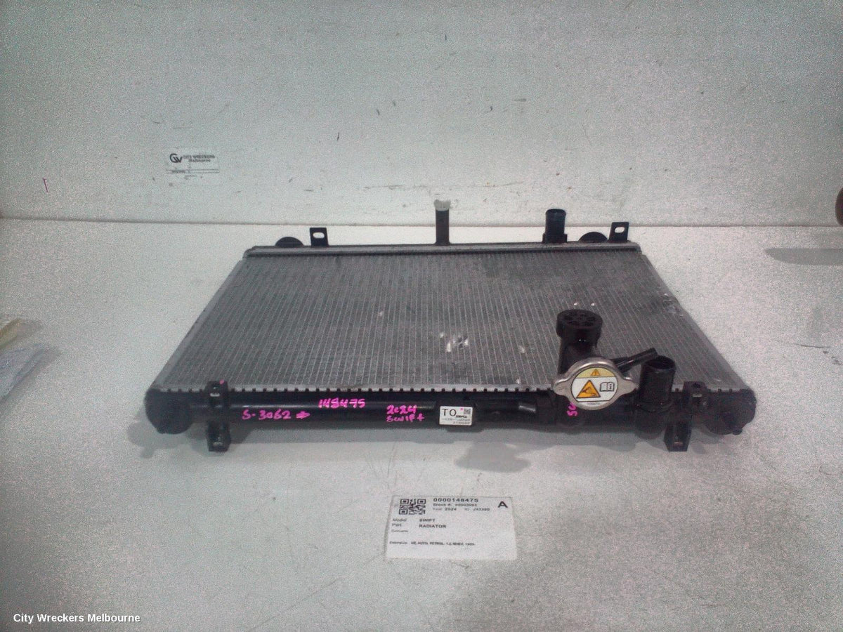 SUZUKI SWIFT RADIATOR, UZ, AUTO, PETROL, 1.2, MHEV, 12/2023 ONWARDS - Image 1