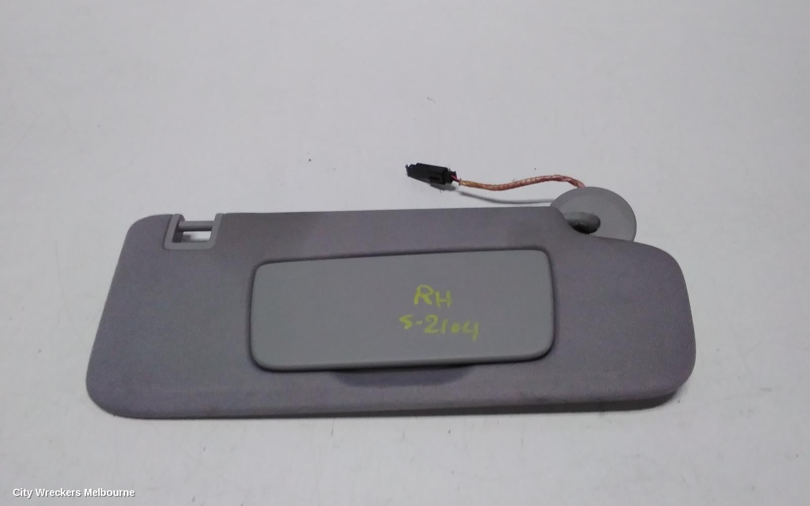 HOLDEN EQUINOX SUNVISOR, EQ, RH SIDE, 09/2017 - 12/2020 - Image 2