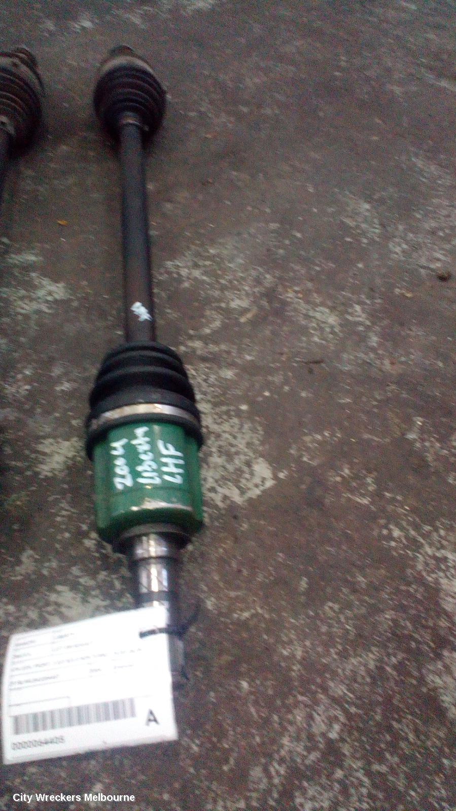 SUBARU LIBERTY LEFT DRIVESHAFT, 4TH GEN, FRONT, 2.0/2.5/3.0 NON TURBO,  09/2003 - 08/2009 - Image 1